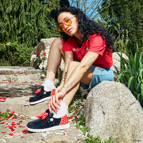 Hey Dude Disney Minnie Mouse Wendy Minnie Black/Red