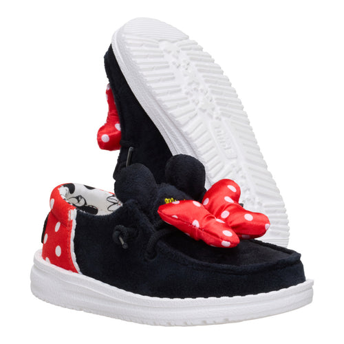 Hey Dude Disney Minnie Mouse Wendy Toddler Black/Red