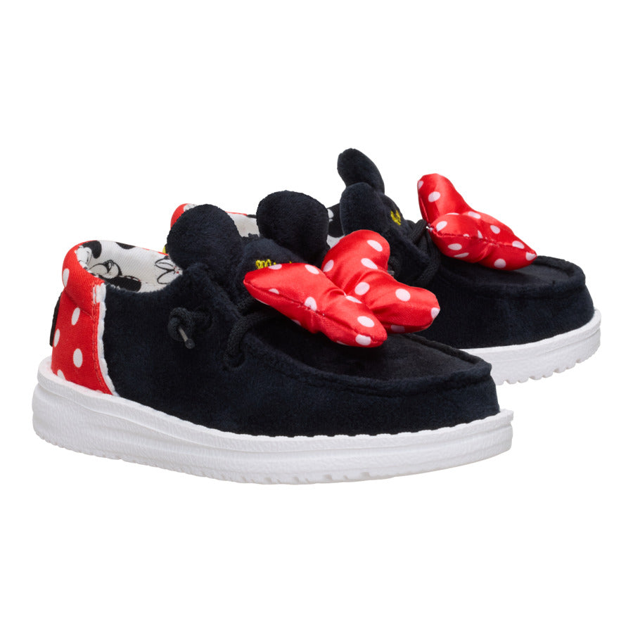 hey dude Disney Minnie Mouse Wendy Toddler Black/Red