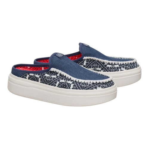 Hey Dude Austin Lift Denim Bandana Blue Denim