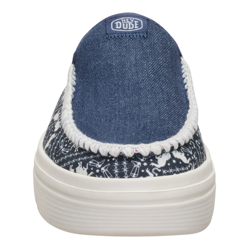 Hey Dude Austin Lift Denim Bandana Blue Denim