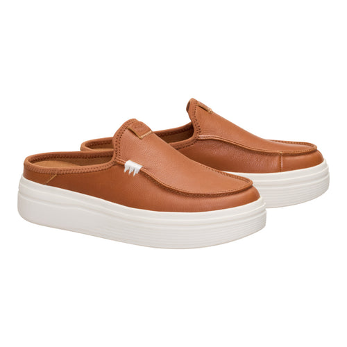 Hey Dude Austin Lift Leather Cognac