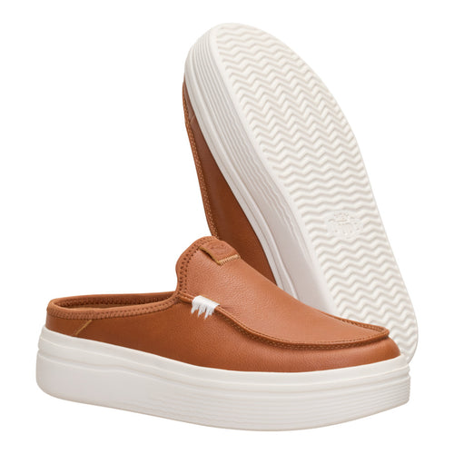 Hey Dude Austin Lift Leather Cognac
