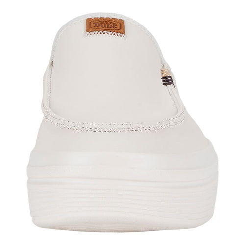 Hey Dude Austin Lift Leather Women White