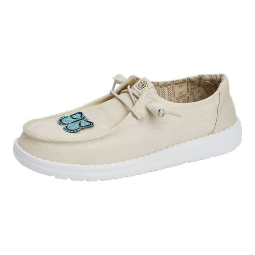 Hey Dude Blue Butterfly Patch Butterfly Multi