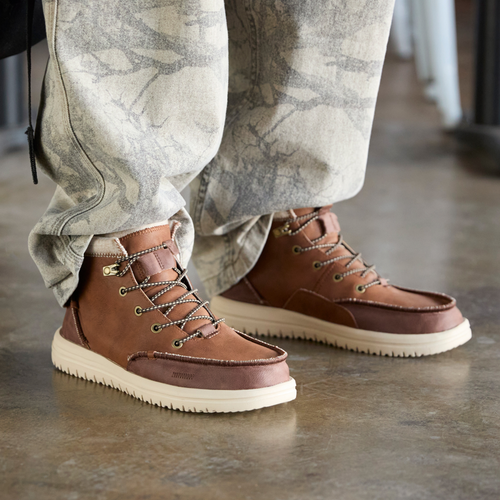 Hey Dude Bradley Classic Tumbled Cognac/Multi