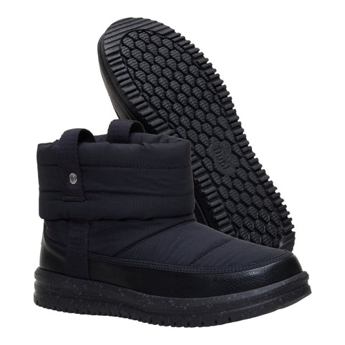 Hey Dude Camden Cuff Nylon Quilt Black/Black