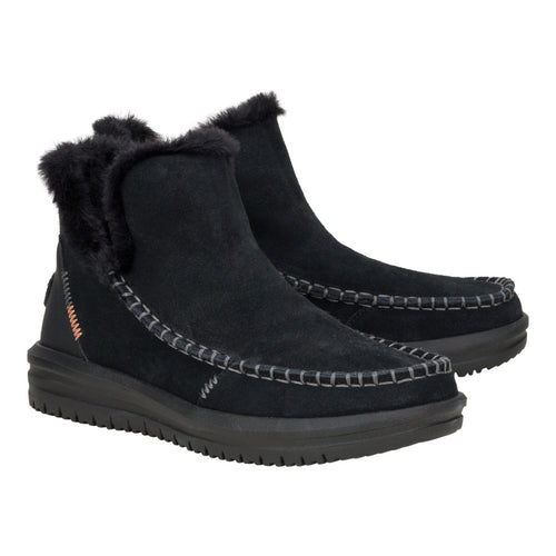 Hey Dude Camden Suede Black/Black