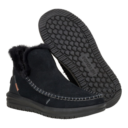 Hey Dude Camden Suede Black/Black