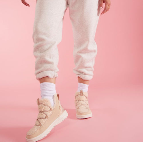 Hey Dude Camden Suede Cozy Tan