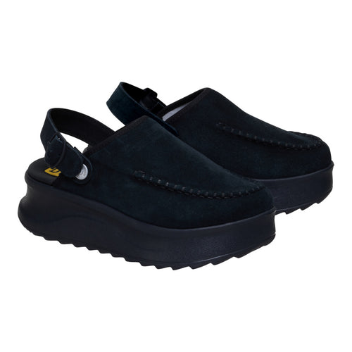 Hey Dude Delray Clog Suede Black