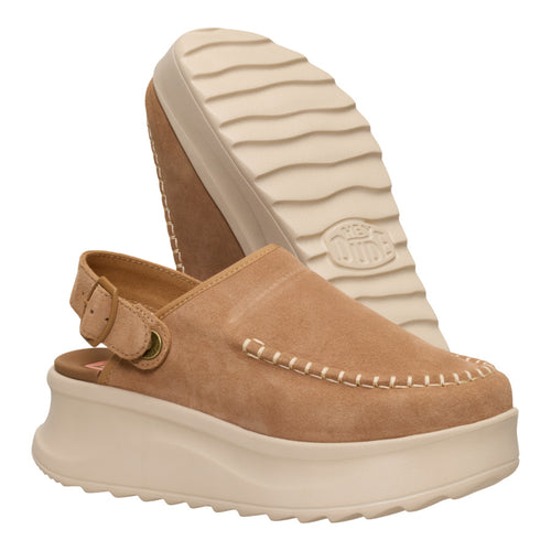 Hey Dude Delray Clog Suede Tan