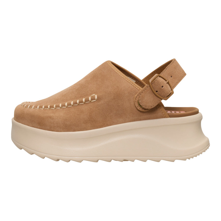 hey dude Delray Clog Suede Tan