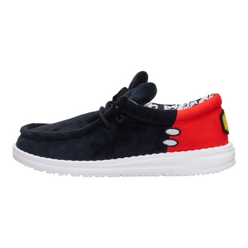 Hey Dude Disney Mickey Mouse Wally Youth Black/Red