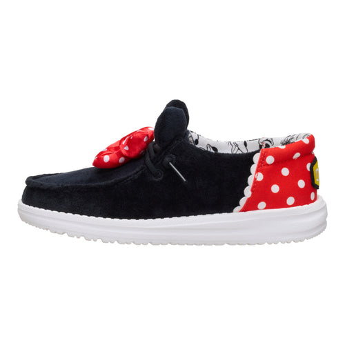 Hey Dude Disney Minnie Mouse Wendy Youth Black/Red