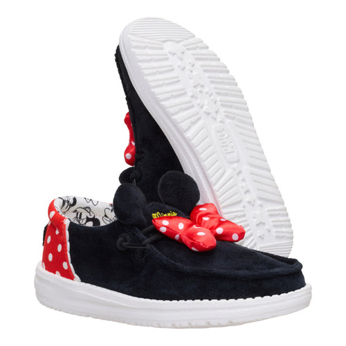 Hey Dude Disney Minnie Mouse Wendy Youth Black/Red