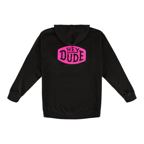 Hey Dude Go To Buckle Hoodie Black/Pink