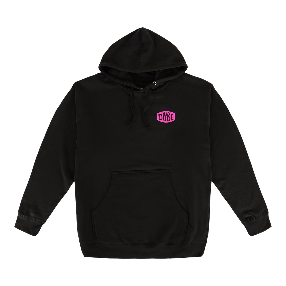 hey dude Go To Buckle Hoodie Black/Pink