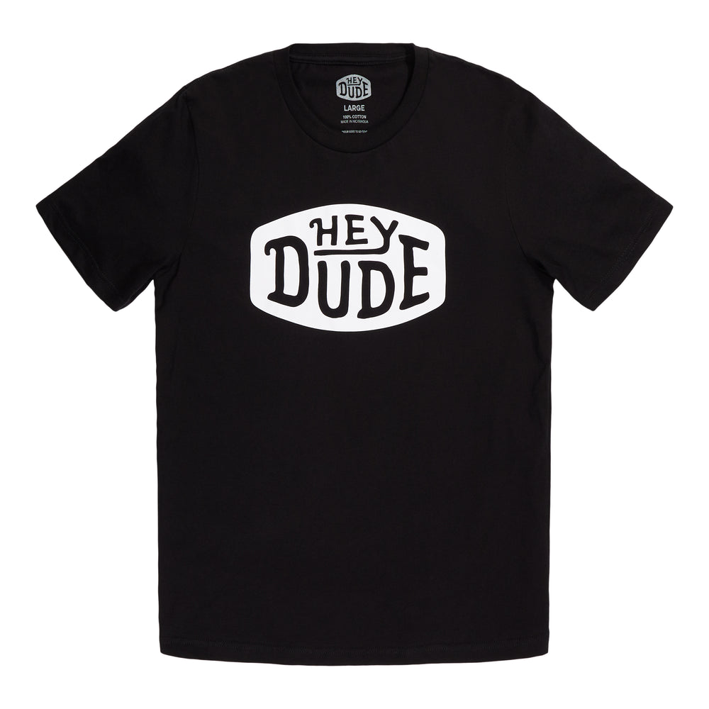 hey dude Go To Chest Buckle Tee Black