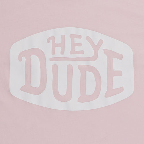 Hey Dude Go To Chest Buckle Tee Pink