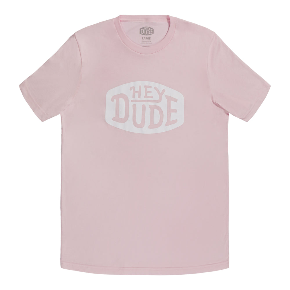 hey dude Go To Chest Buckle Tee Pink