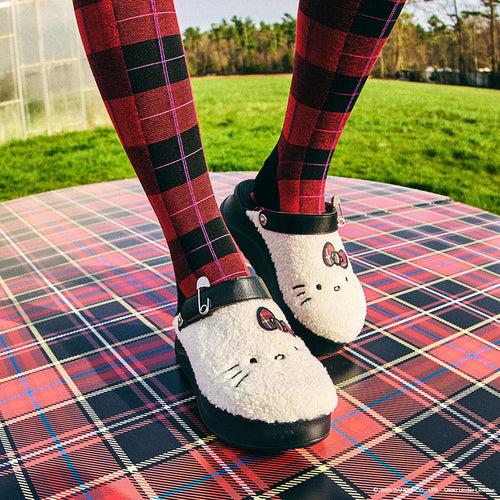 Hey Dude Hello Kitty Delray Clog White/Black