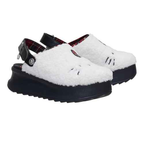 Hey Dude Hello Kitty Delray Clog White/Black