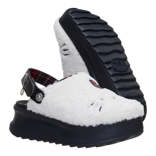 Hey Dude Hello Kitty Delray Clog White/Black