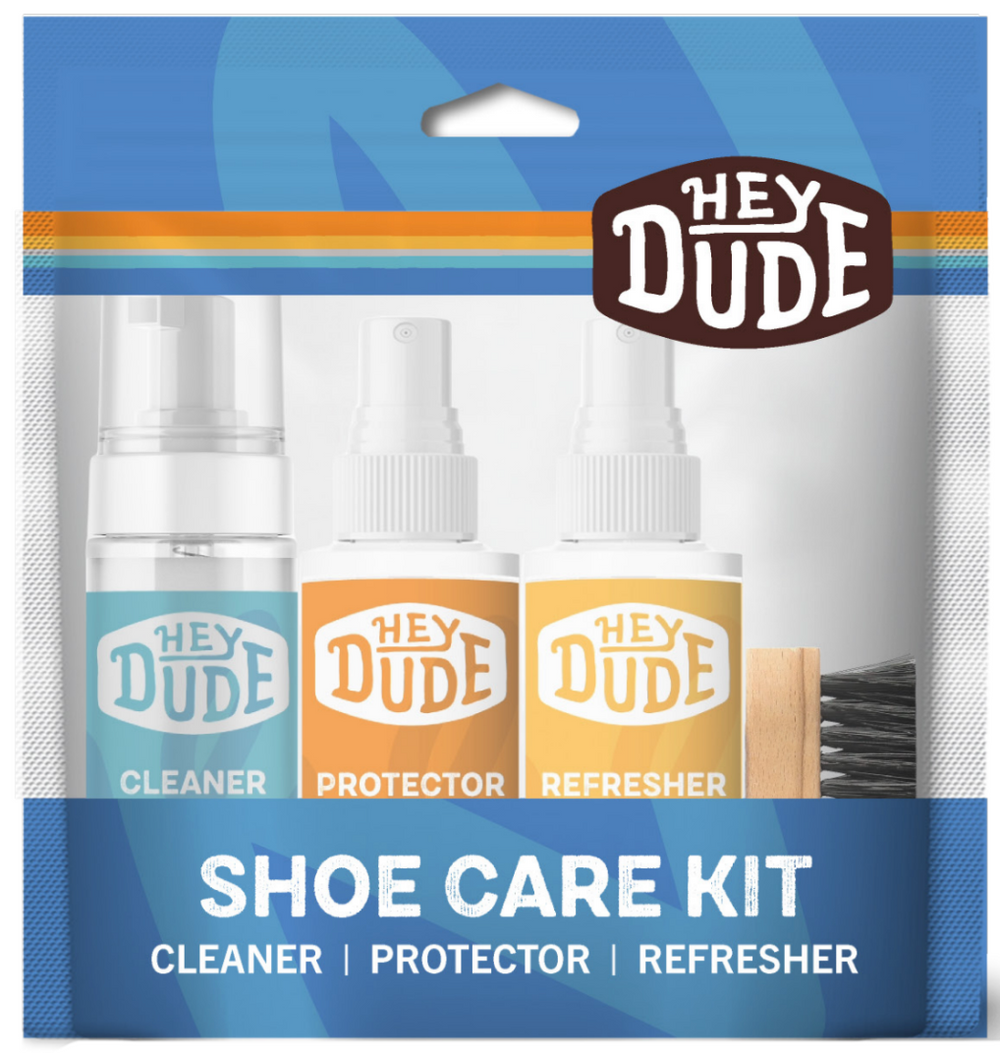 hey dude HEYDUDE Brush Shoe Care Kit Multi