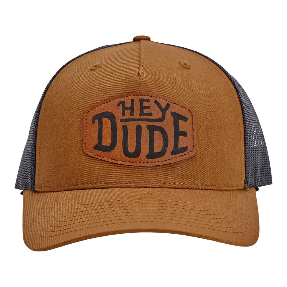 hey dude Leather Buckle Patch Trucker Coyote Brown