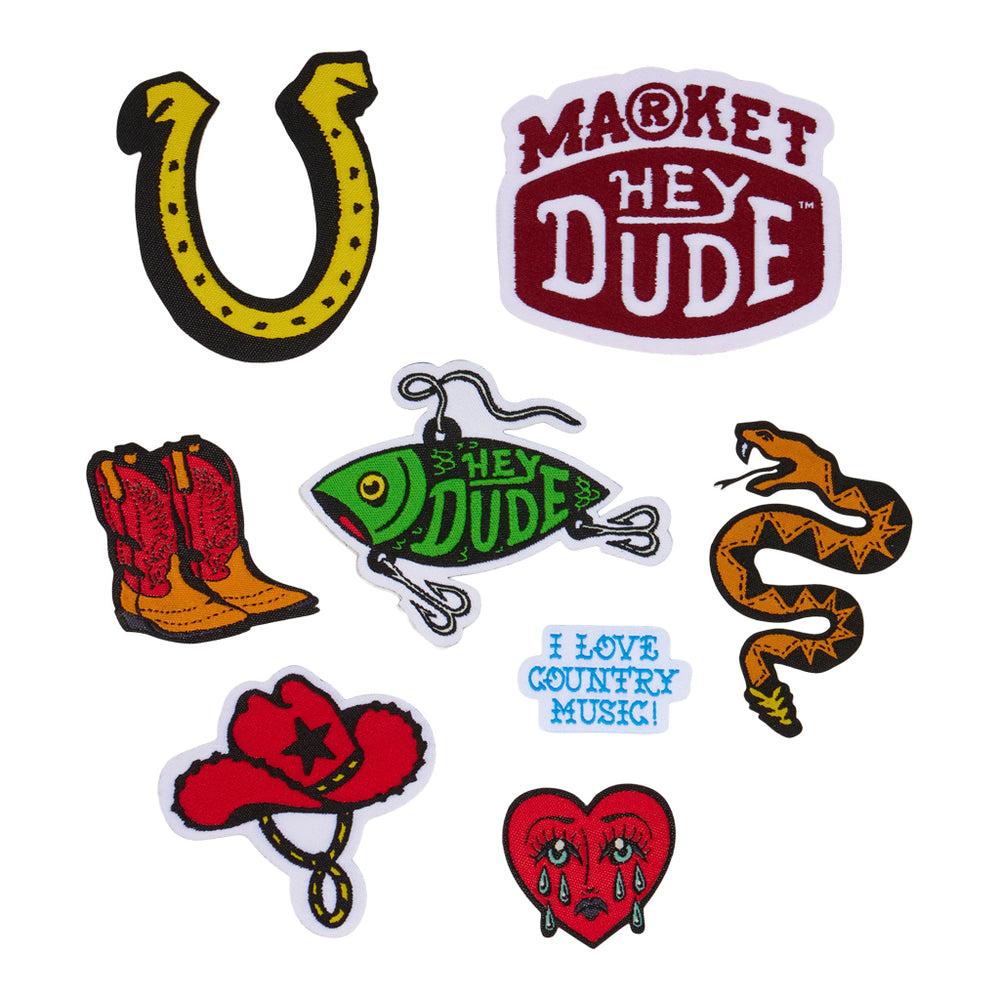hey dude Market Cowboy Patch Pack Cowboy Multi