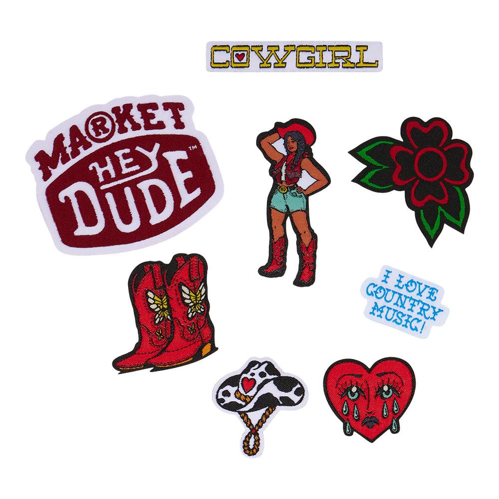 hey dude Market Cowgirl Patch Pack Cowgirl Multi