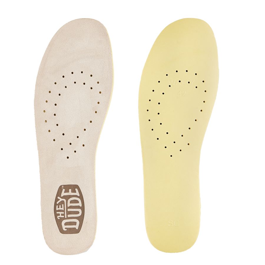 hey dude Men's Micro Suede Insoles Tan