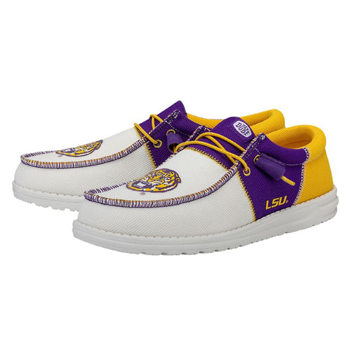 Hey Dude Men's Wally Tri LSU LSU Purple/Gold