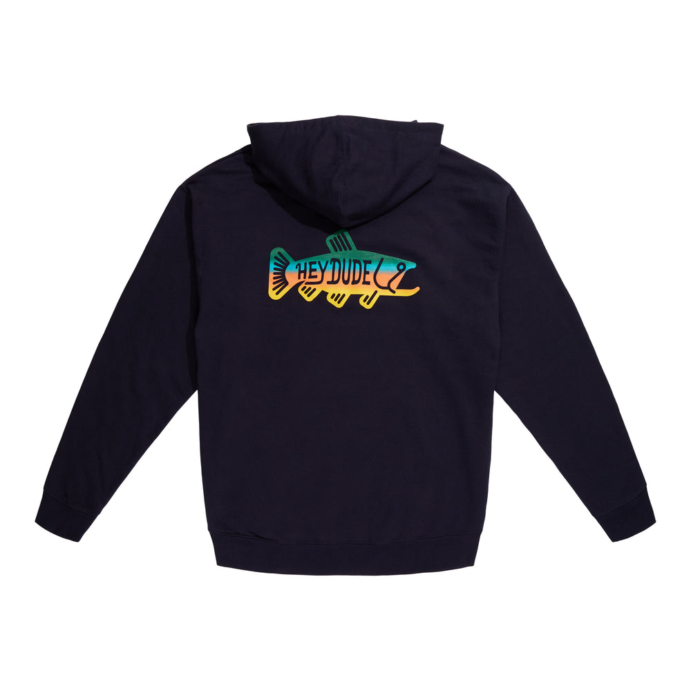 hey dude Modern Trout Hoodie Navy