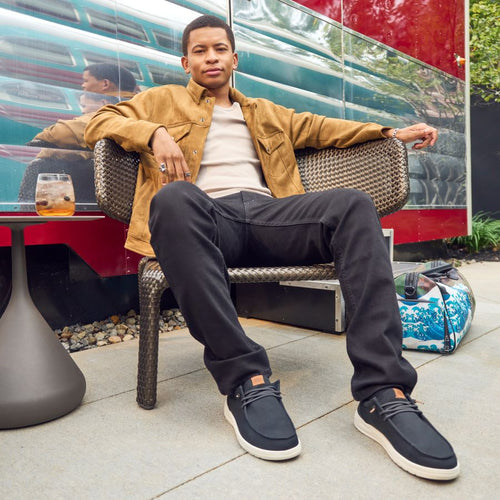 Hey Dude Paul Canvas Black