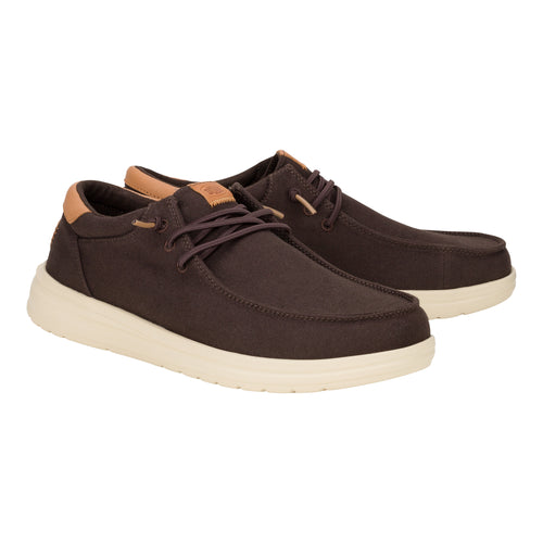 Hey Dude Paul Canvas Brown/Wood Ash