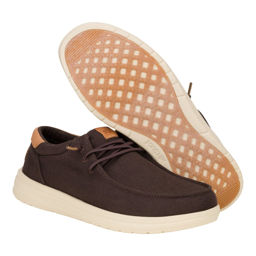 Hey Dude Paul Canvas Brown/Wood Ash
