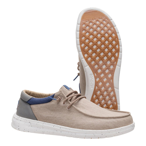 Hey Dude Paul Washed Doeskin Tan/Multi