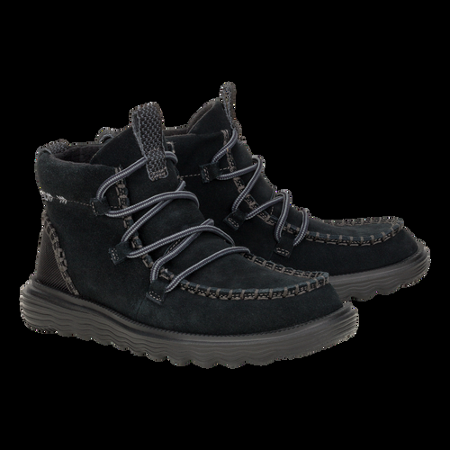 Hey Dude Reyes Suede Black/Black