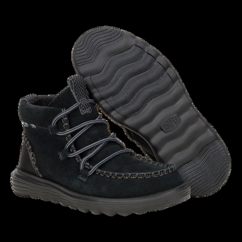 Hey Dude Reyes Suede Black/Black