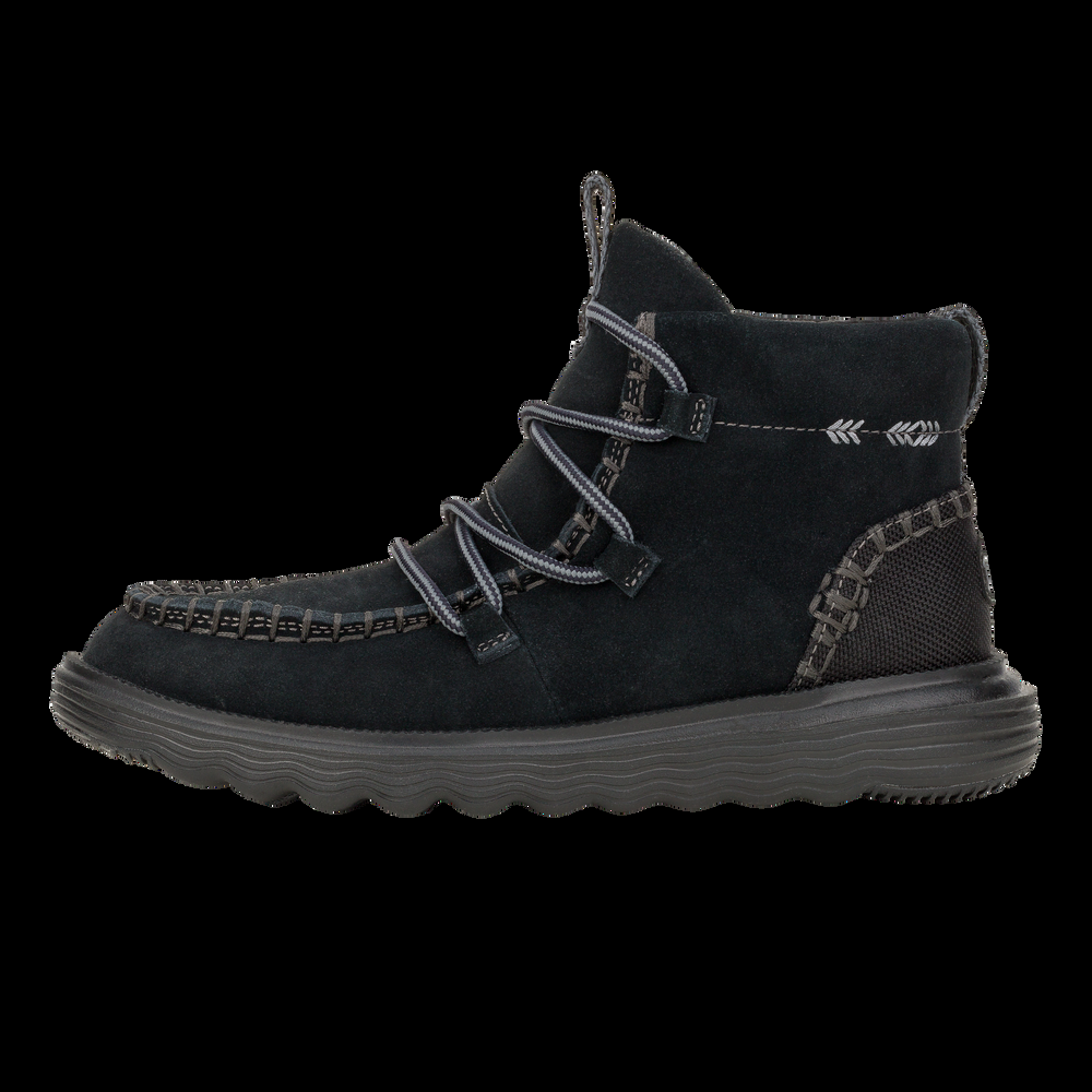 hey dude Reyes Suede Black/Black