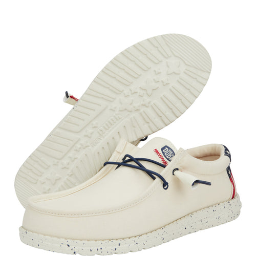 Hey Dude Wally Americana Off White
