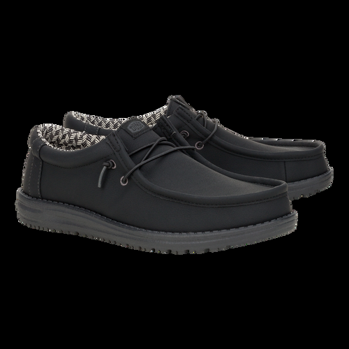 Hey Dude Wally Classic Black Charcoal