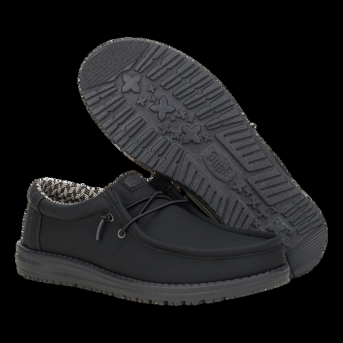 Hey Dude Wally Classic Black Charcoal