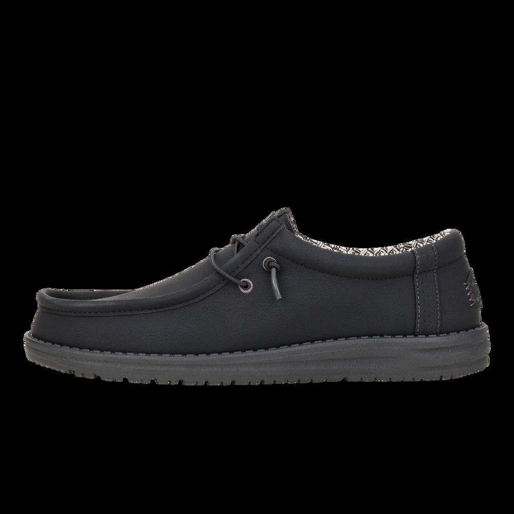 hey dude Wally Classic Black Charcoal