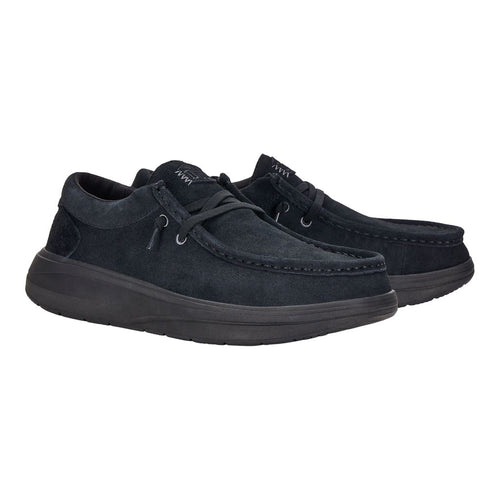 Hey Dude Wally Comf Suede Black