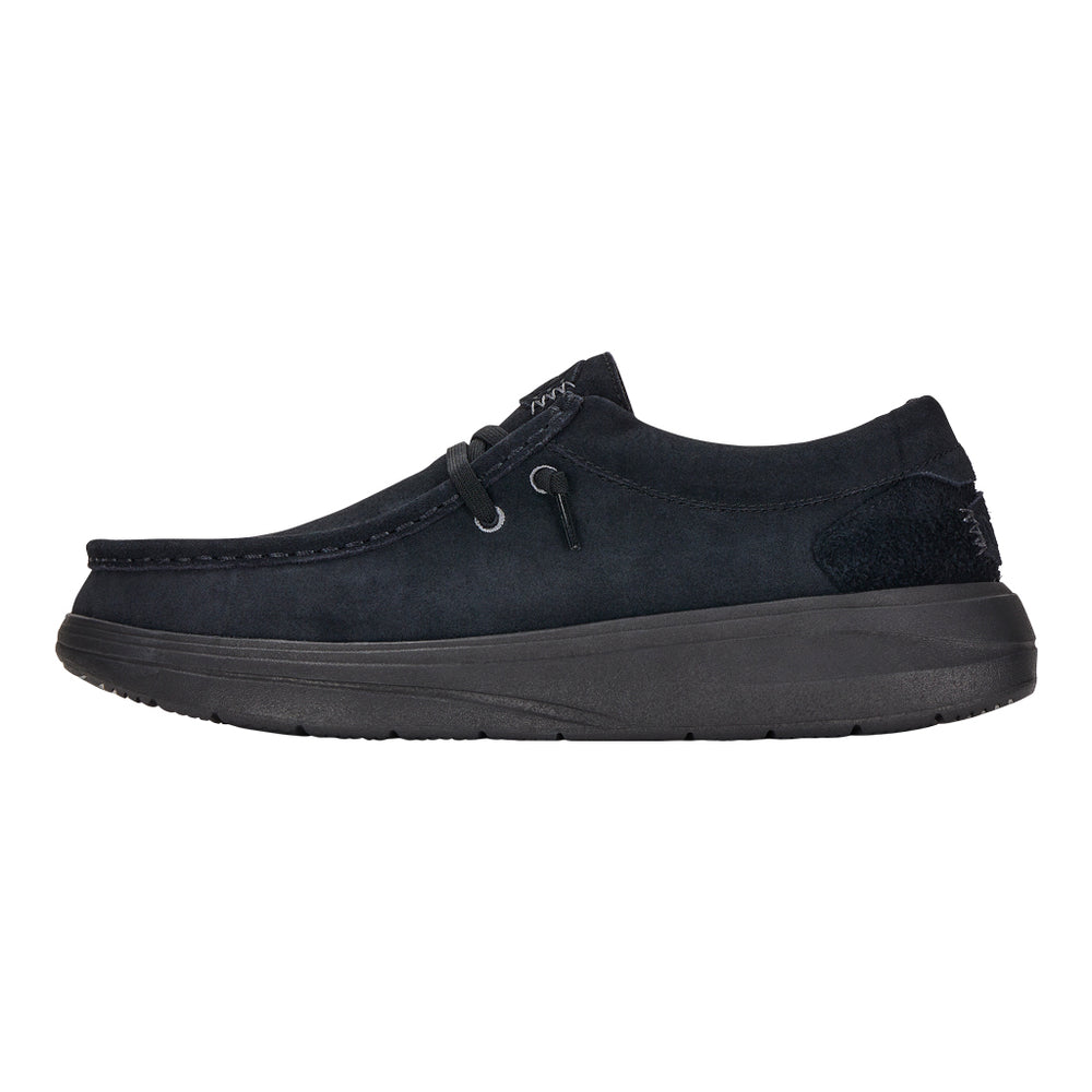 hey dude Wally Comf Suede Black
