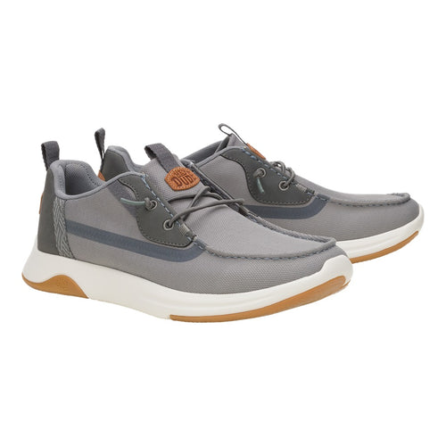 Hey Dude Wally Drift Mesh Monument Grey