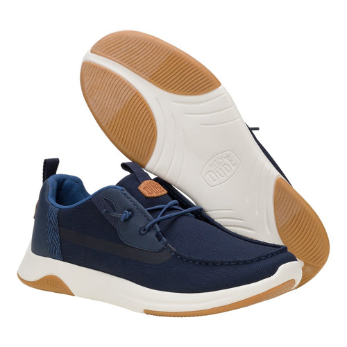 Hey Dude Wally Drift Mesh Navy Blazer/White